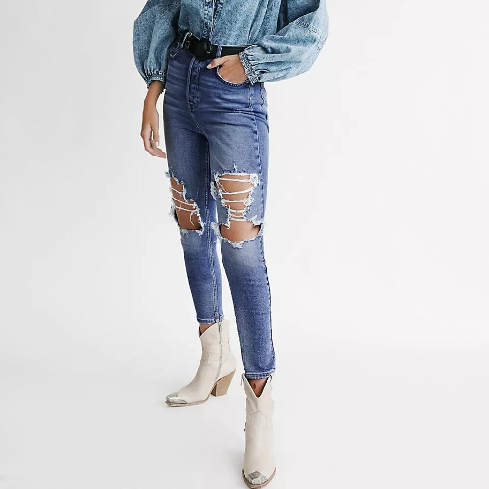 NWT Free People Phoenix High Waist Jeans